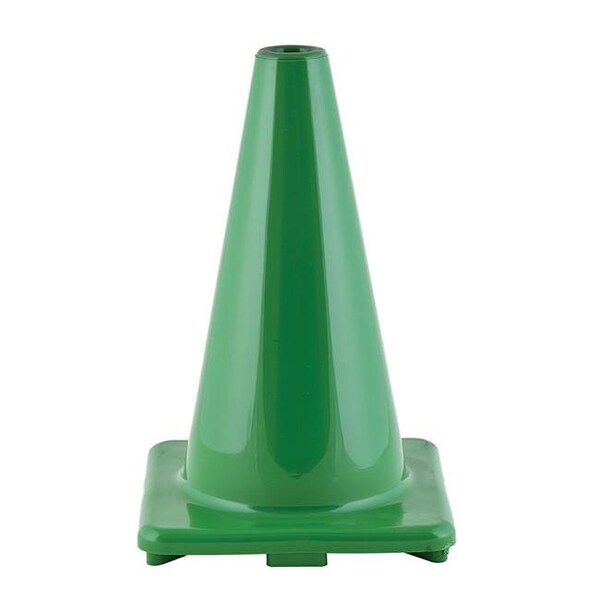 Champion Sports CHSC12GN 12 in. Hi Visibility Flexible Vinyl Cone - Green CHSC12GN - main